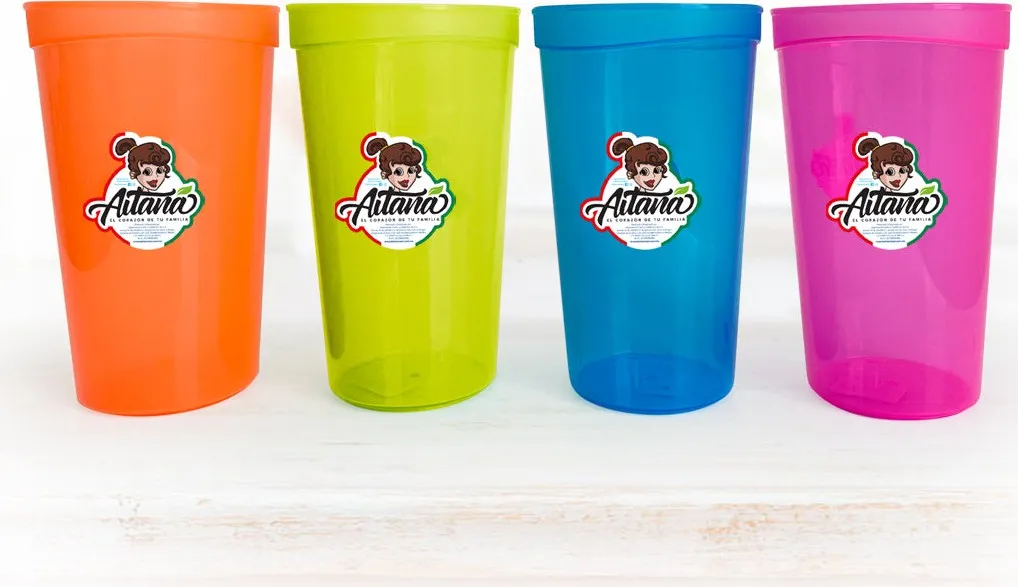Vaso Blom Jumbo 1 litro · traslúcido de Plásticos Aitana